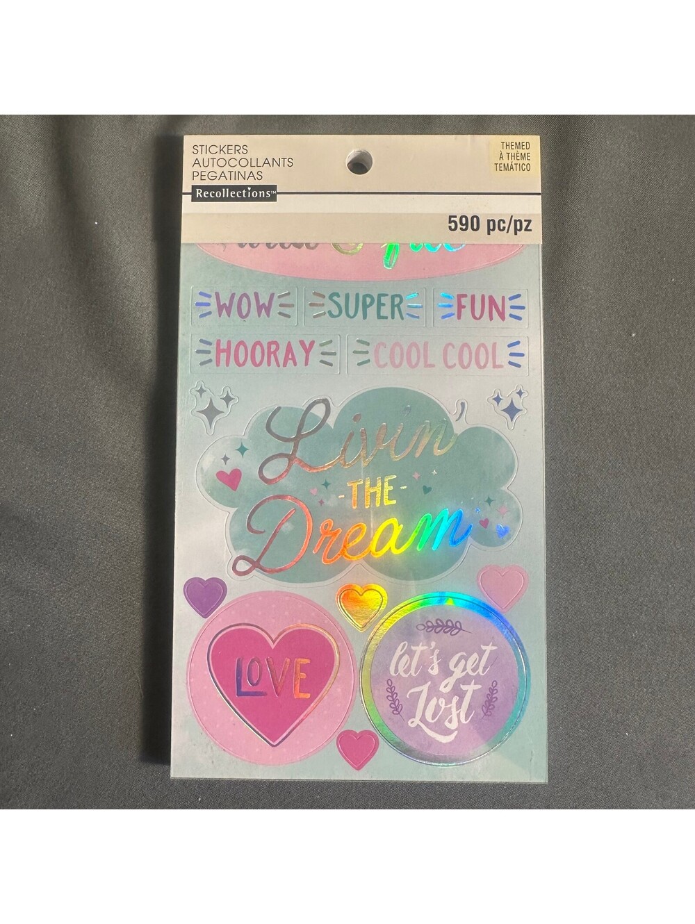 Recollections 590 Pcs Themed Stickers